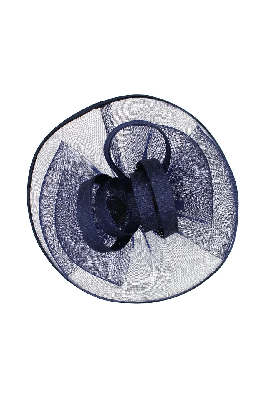 Tessa Fascinator Navy Blue
