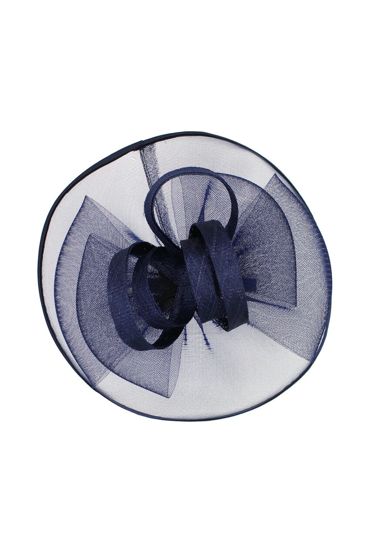 Tessa Fascinator Navy Blue