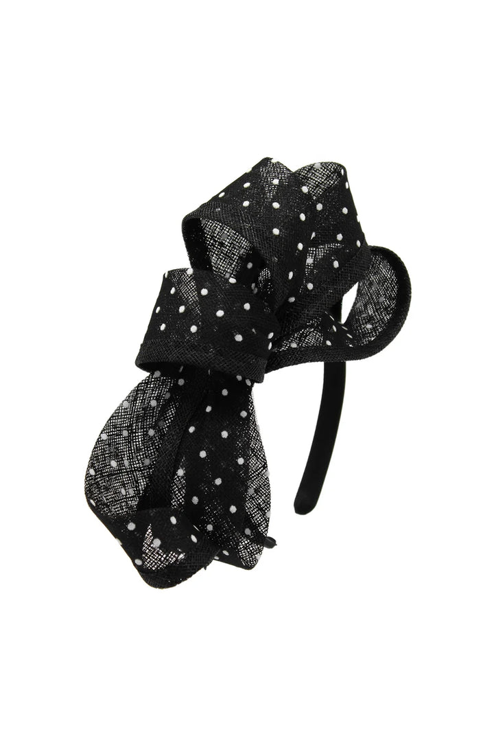Sadie Fascinator Black