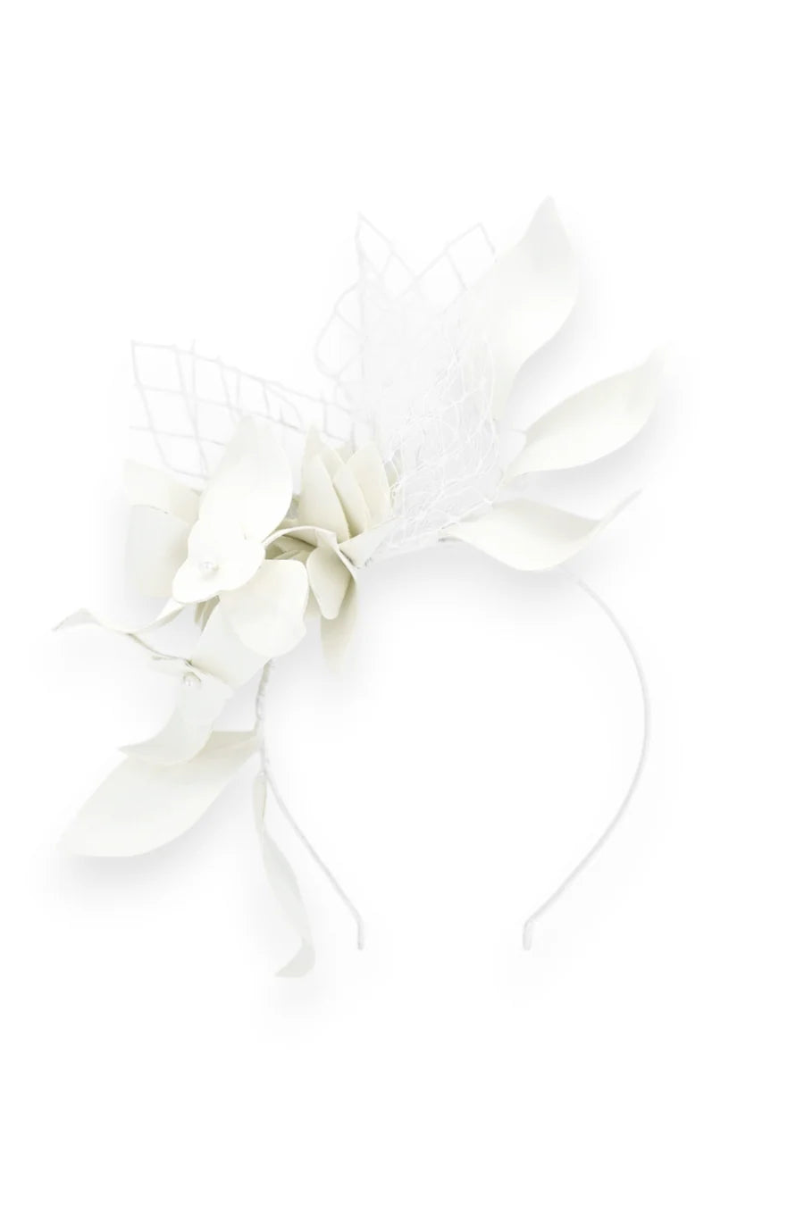 Dulcie Fascinator White