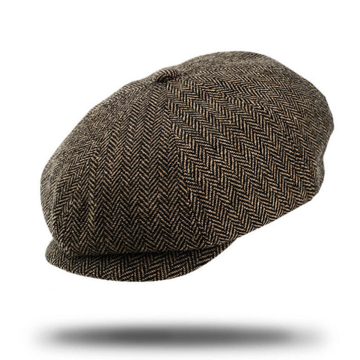 Herringbone Newsboy Cap - SY910