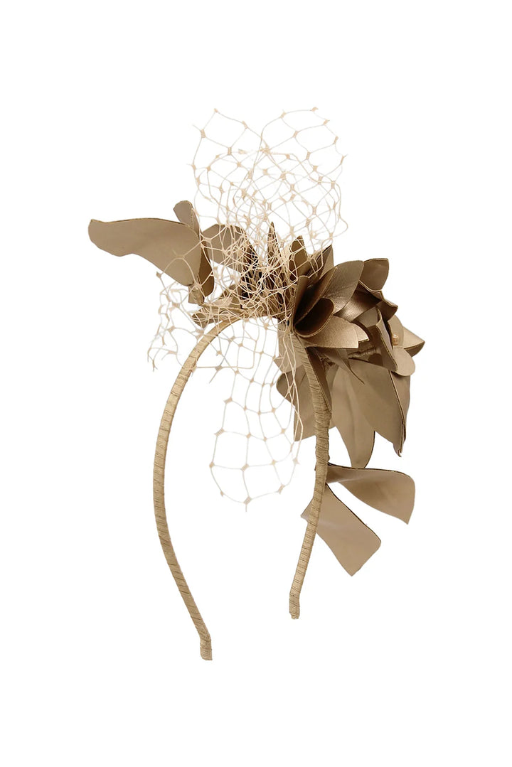 Dulcie Fascinator - Gold
