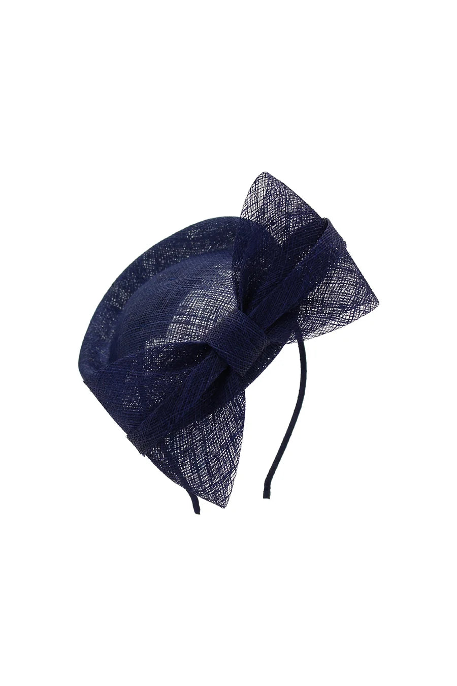Juliet Fascinator Navy Blue
