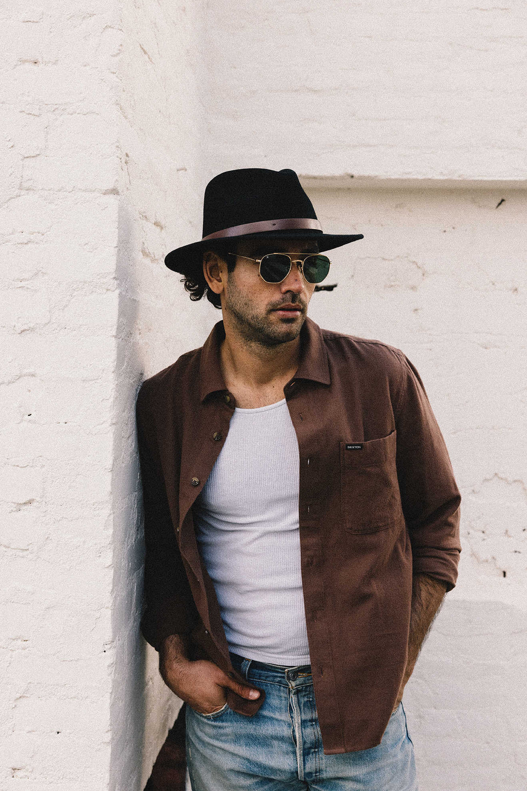 Messer Wool Felt Fedora - Brixton