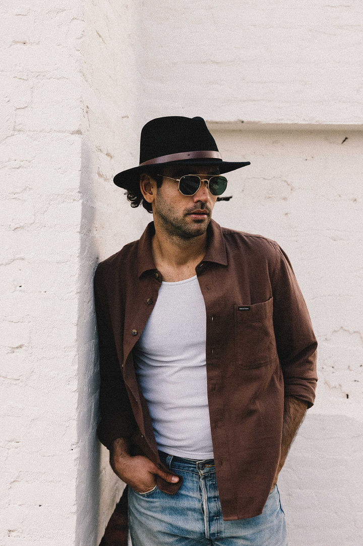 Messer Wool Felt Fedora - Brixton