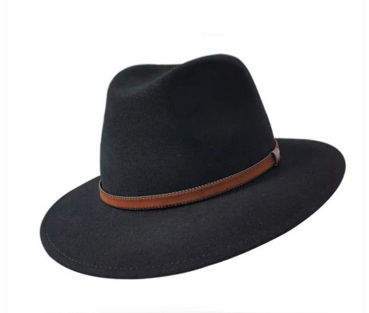 Italian Crushable Wool Fedora - Stanton