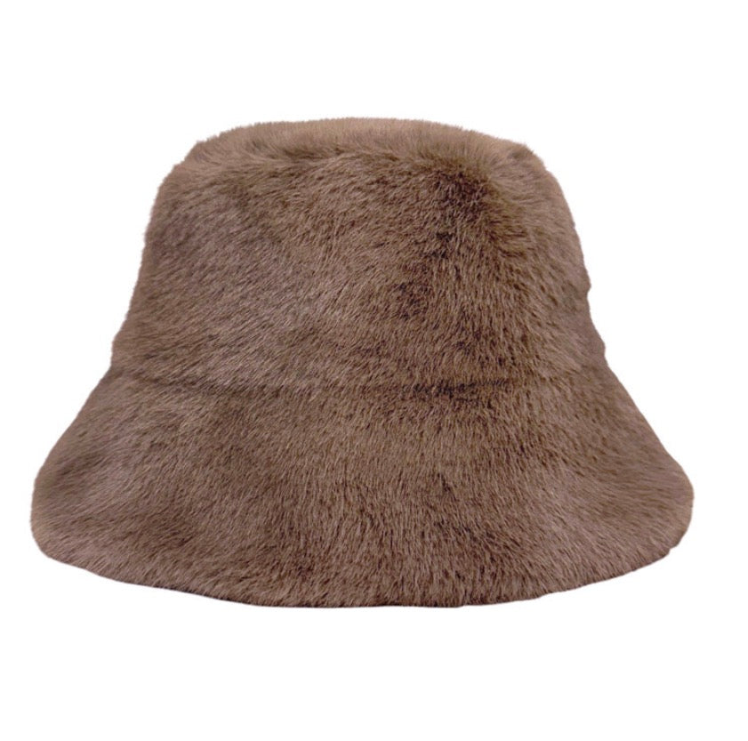 Fluffy Fur Bucket Hat