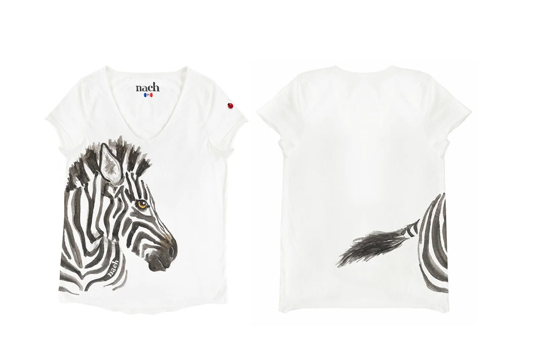 Nach Bijoux - Zebra - Organic Cotton Tee