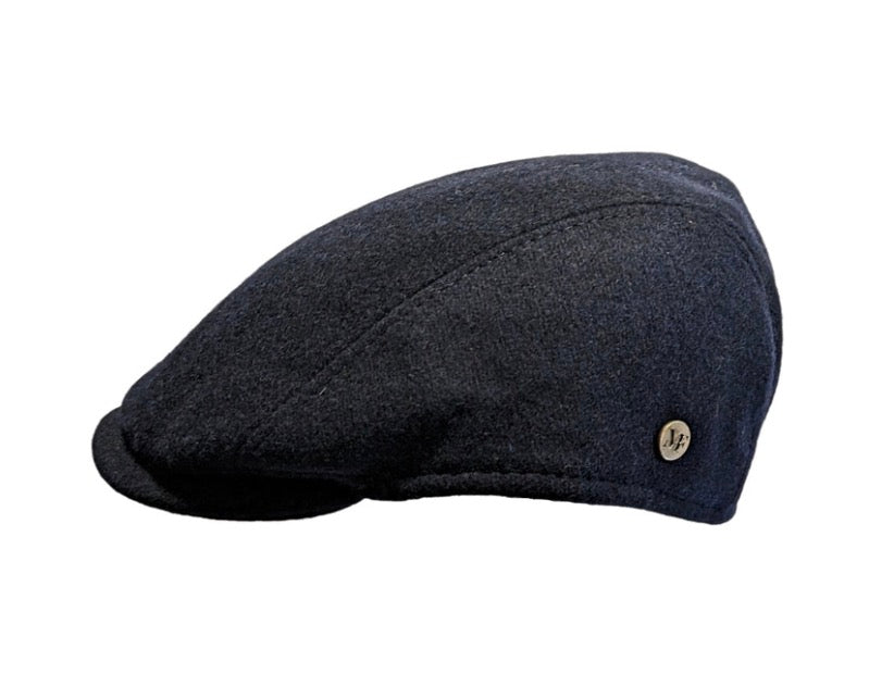 Flechet Fitted Wool Blend Flat Cap - 1H53
