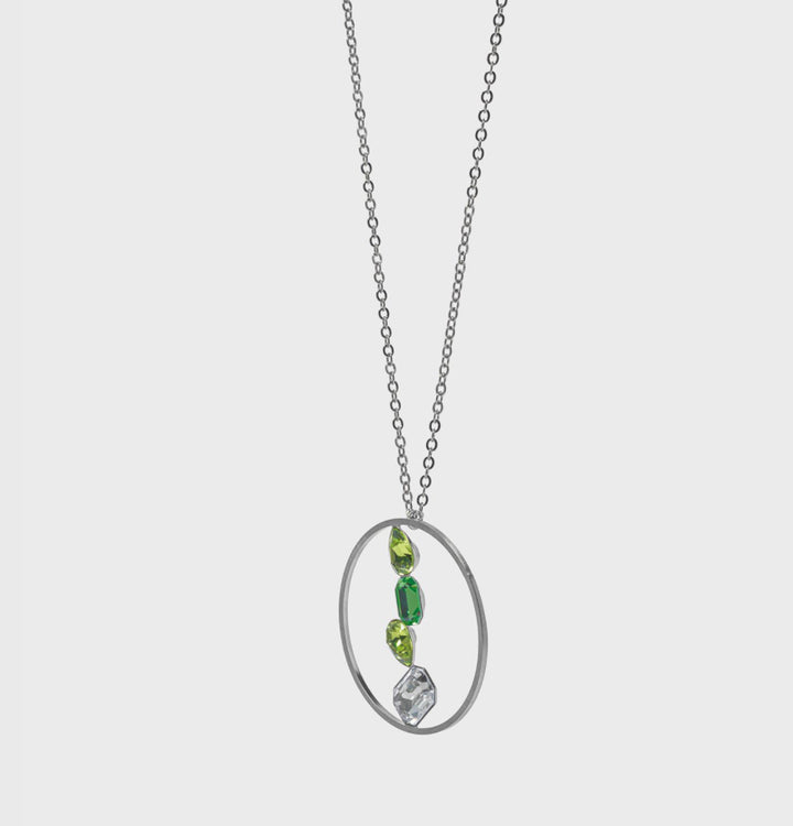 Peridot Glimmer Necklace - Katerina Vassou