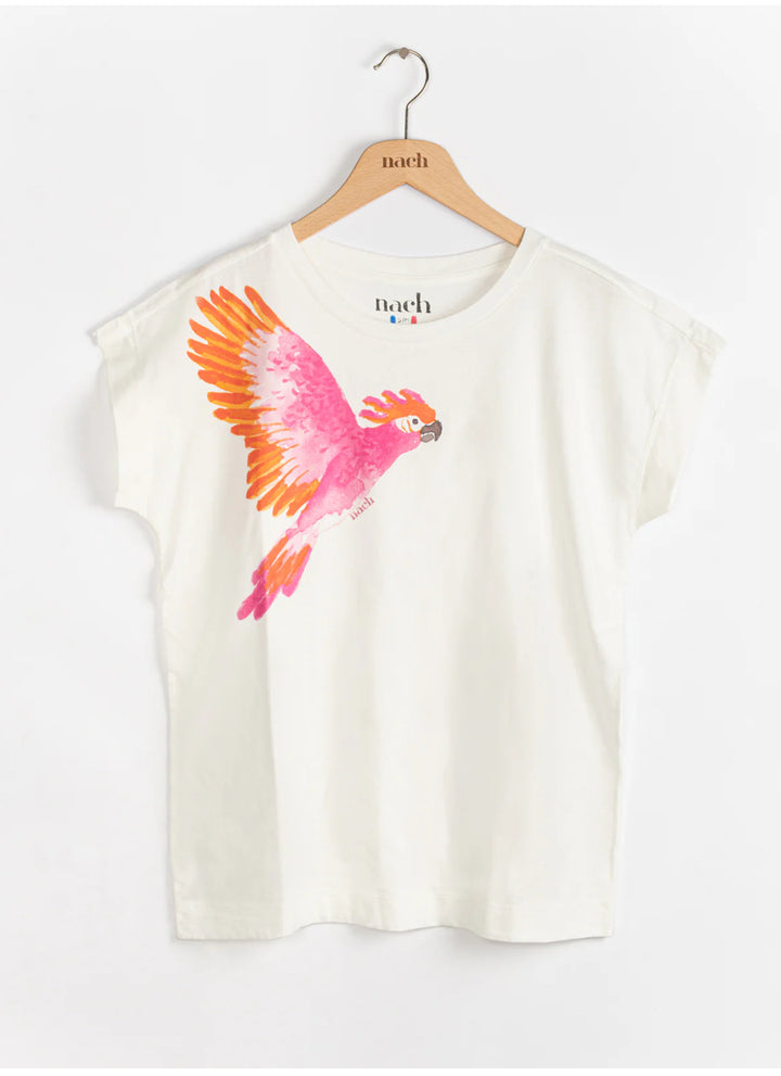 Nach Bijoux - Pink Cockatoo - Organic Cotton Tee Shirt