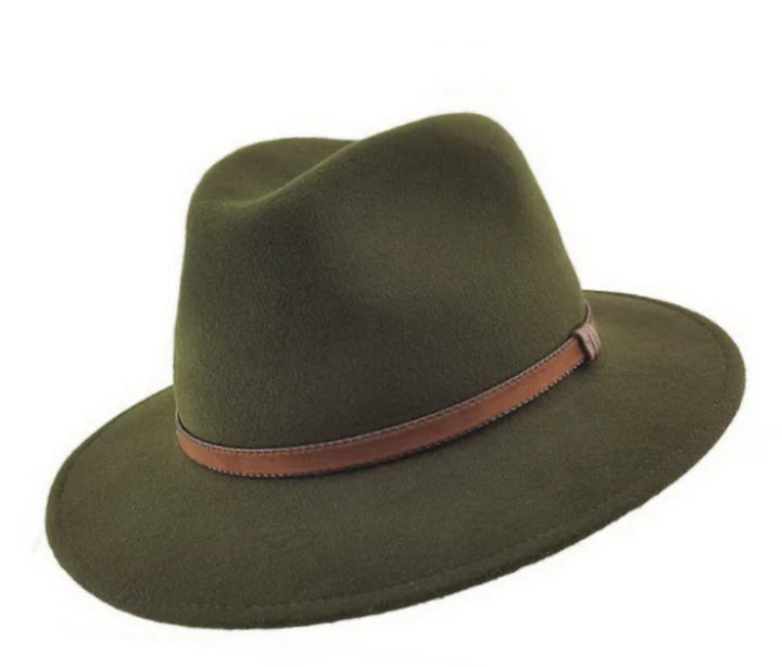 Italian Crushable Wool Fedora - Stanton