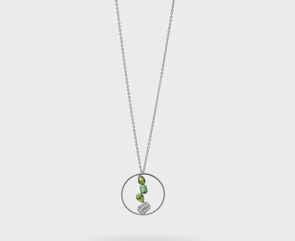 Peridot Glimmer Necklace - Katerina Vassou