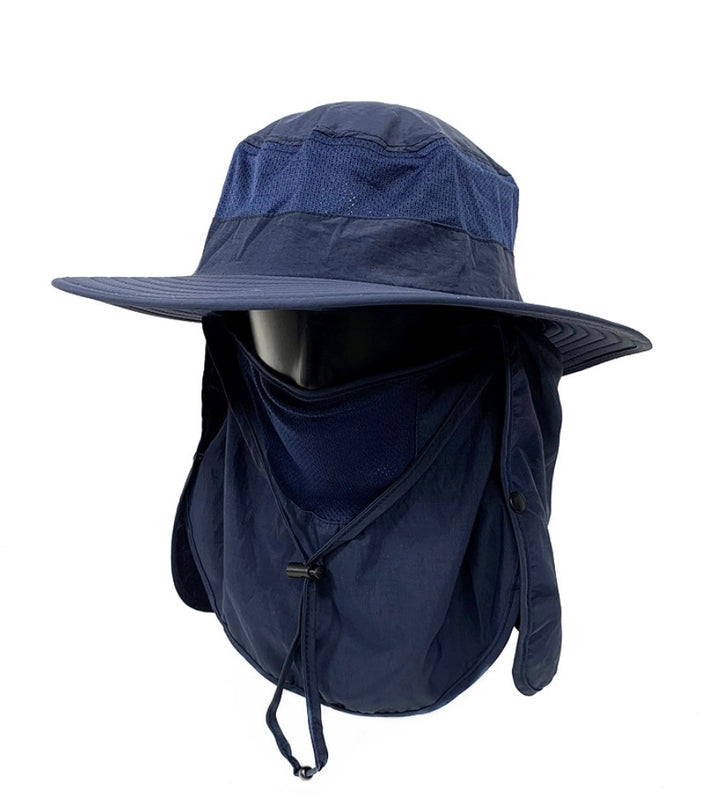 Wide brim Flap Hat