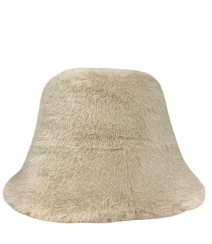 Fluffy Fur Bucket Hat