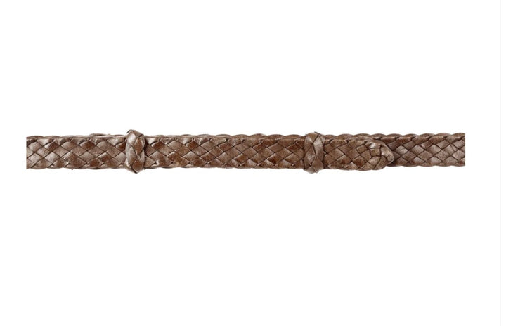 Kangaroo Leather Hat Band - Tradie 6 Plait Flat Hat Band