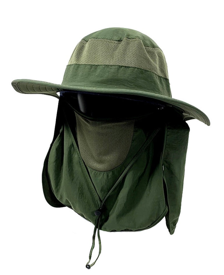 Wide brim Flap Hat