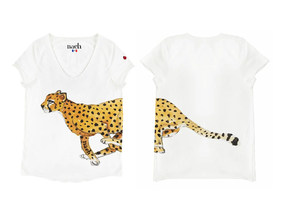 Nach Bijoux -Cheetah - Organic Cotton Tee Shirt