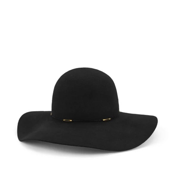 Charlene Wool Felt Boho Cloche Hat
