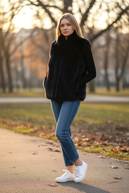 Faux Fur Vest