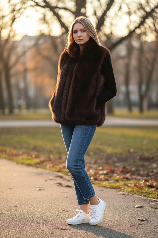 Faux Fur Vest
