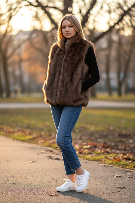 Faux Fur Vest