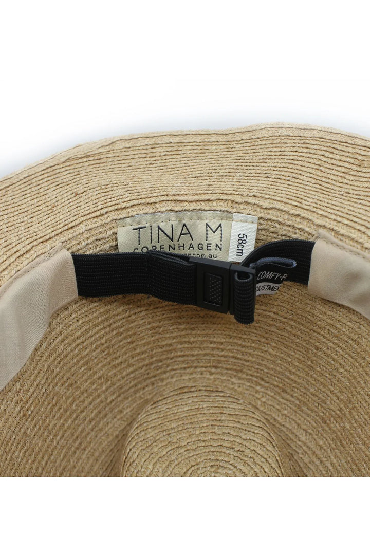 Cabo - RAFFIA COWBOY FEDORA - NATURAL