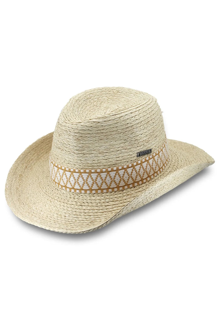 Tina M Copenhagen - Casa Raffia Cowboy Fedora - Sand