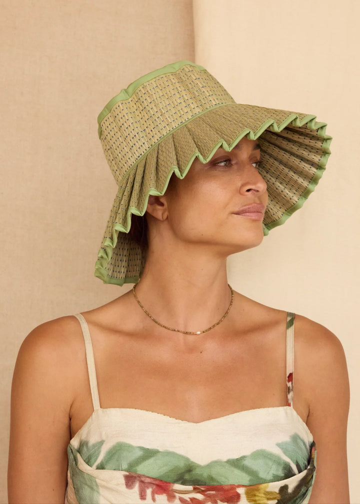 Lorna Murray Grassland | Capri Hat | Maxi Brim