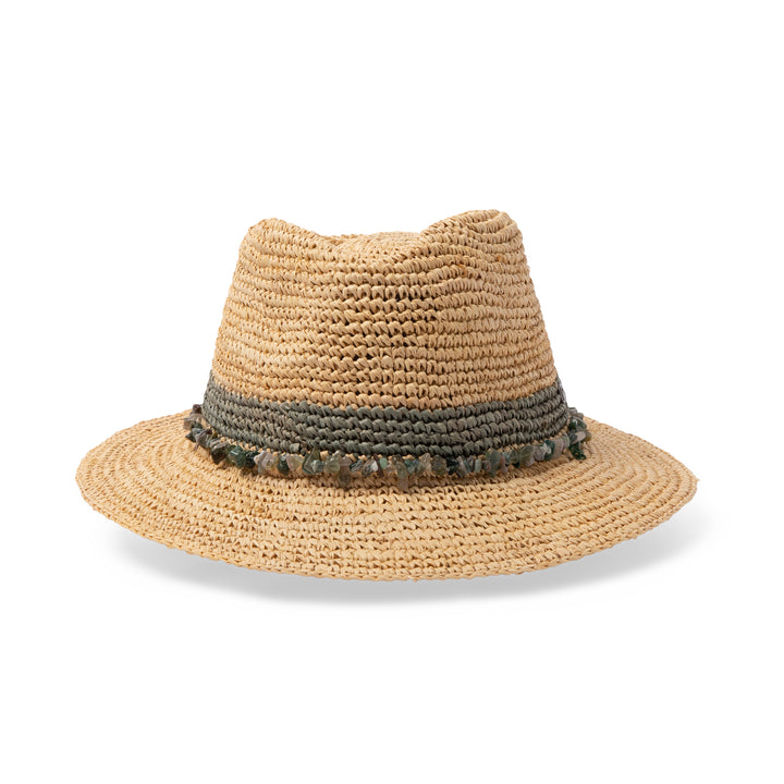 Christine Raffia Straw Fedora