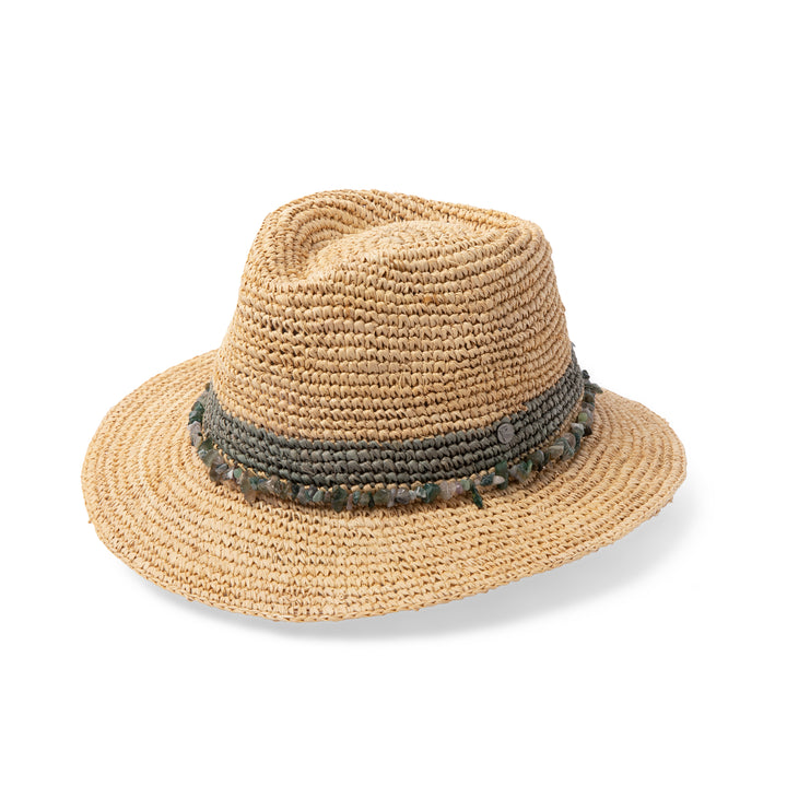 Christine Raffia Straw Fedora
