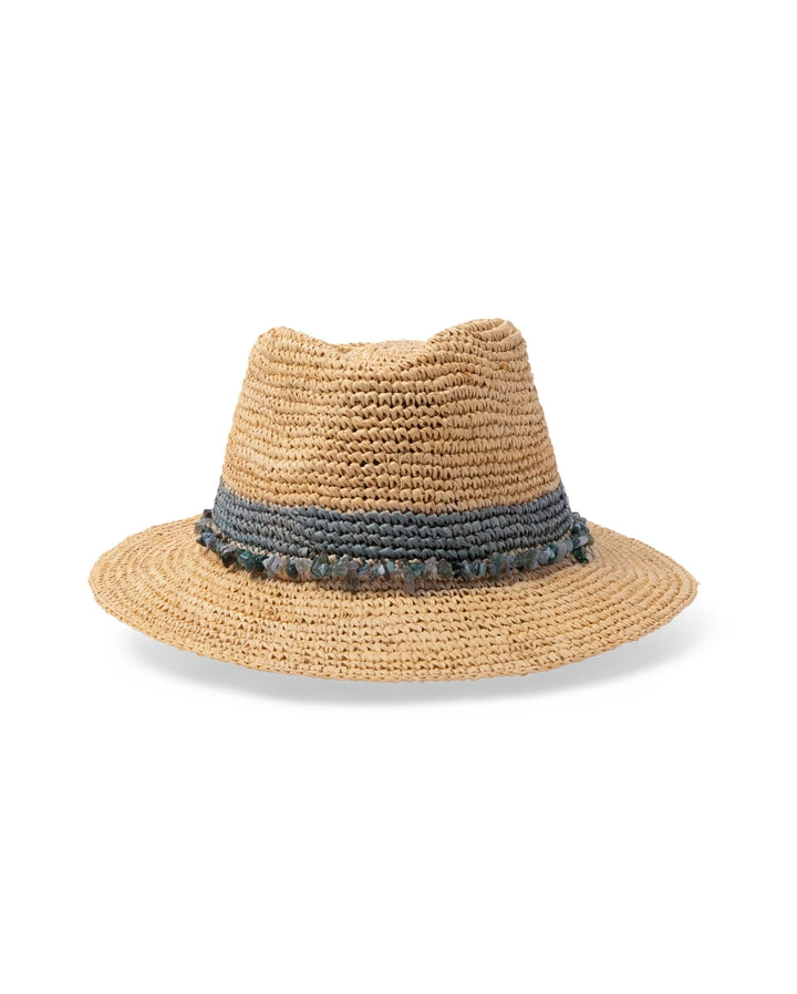 Christine Raffia Straw Fedora