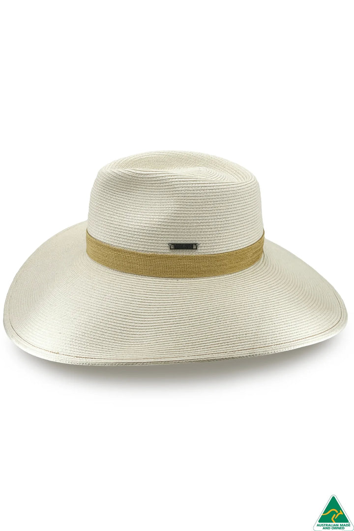 Carmen Wide Brim Flexibraid Fedora TM717A