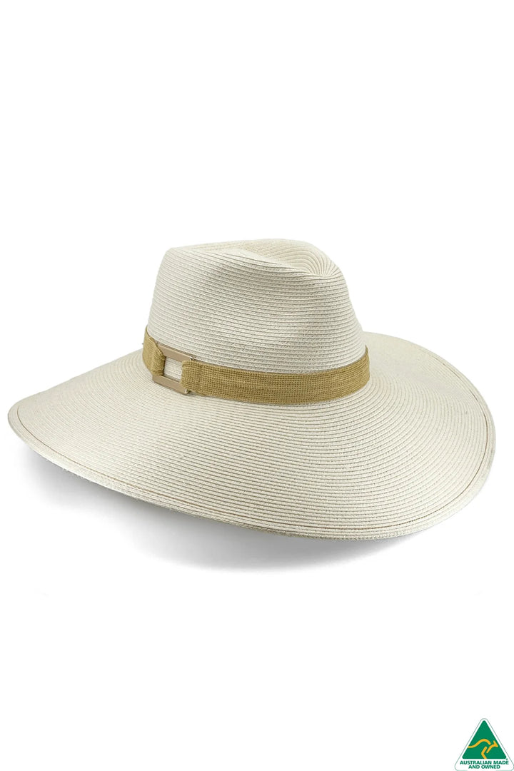 Carmen Wide Brim Flexibraid Fedora TM717A