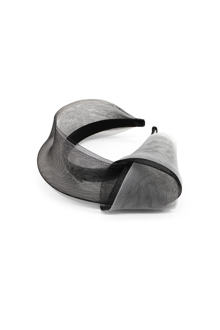 Britney Fascinator Black & White