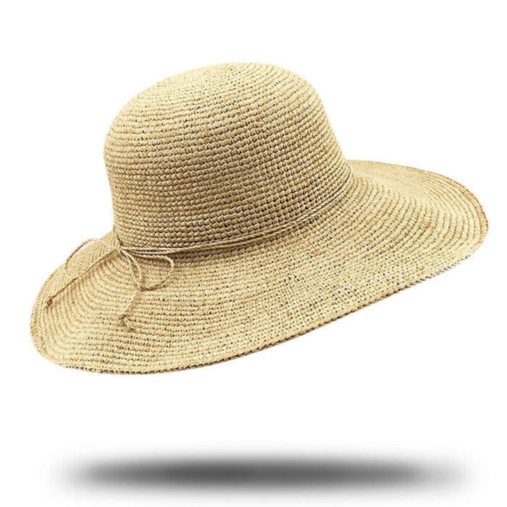 Wide Brim Raffia Hat