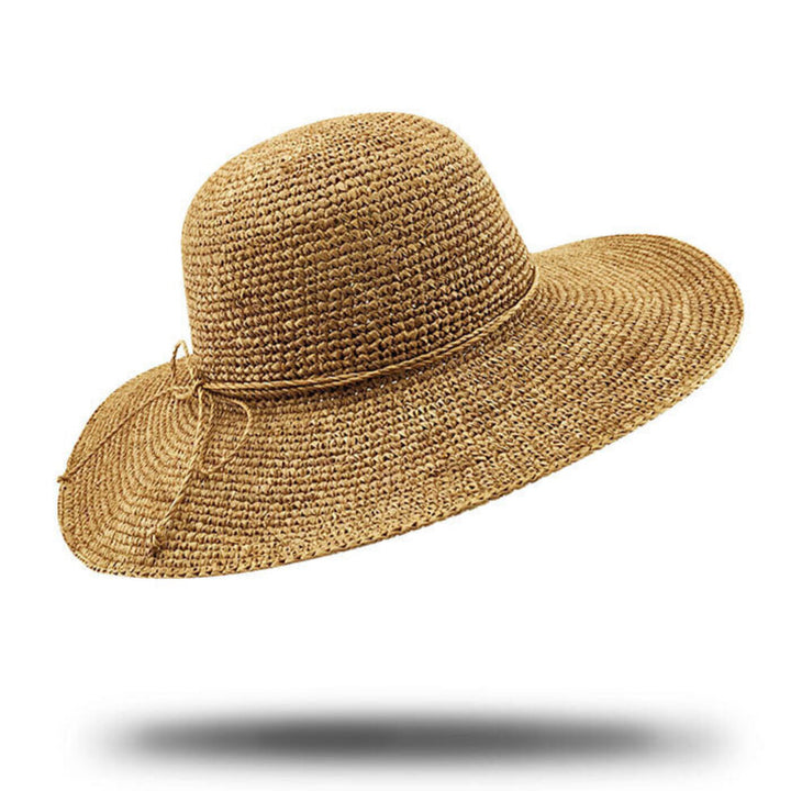Wide Brim Raffia Hat