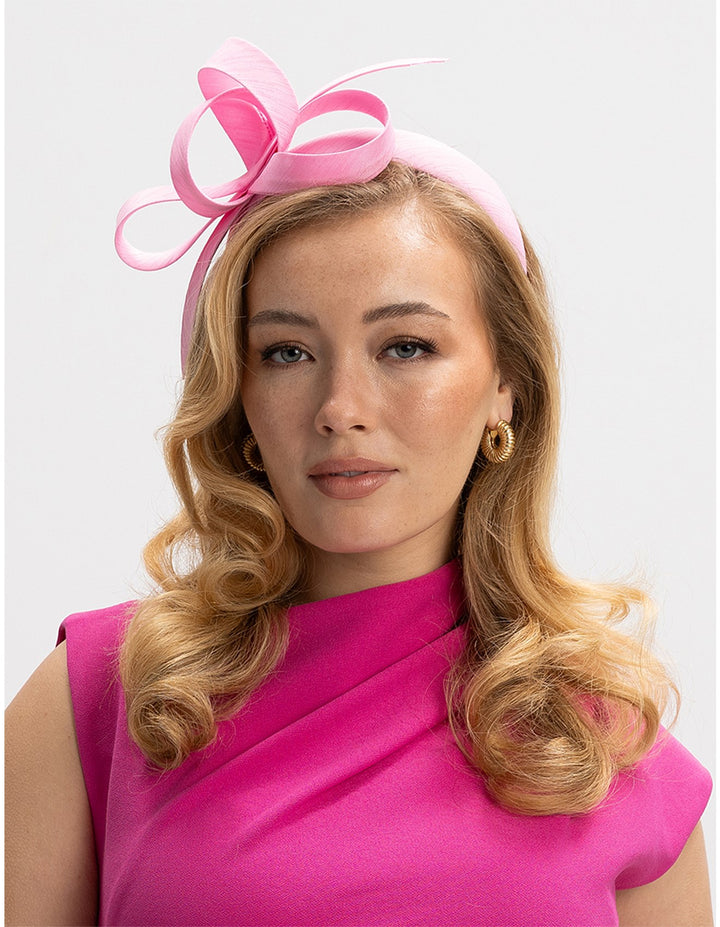 Mel Fascinator Light Pink