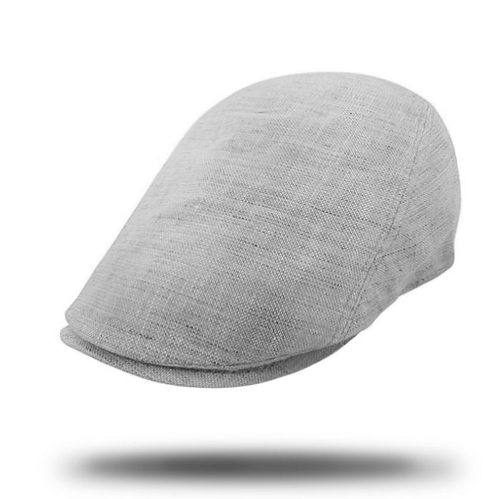 Italian Linen Blend Flat Cap IT215