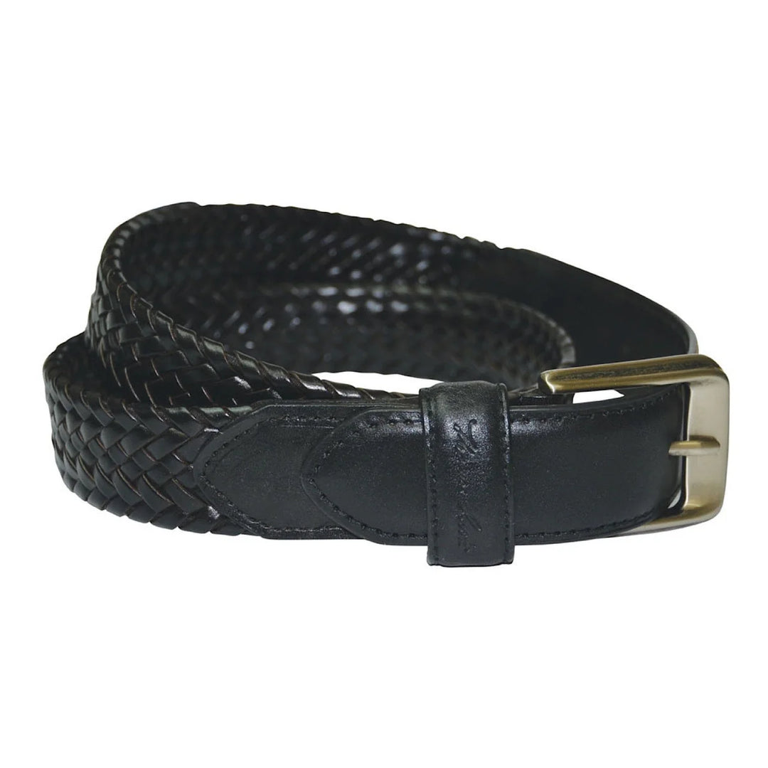Harry Leather Braided Belt - Thomas Cook