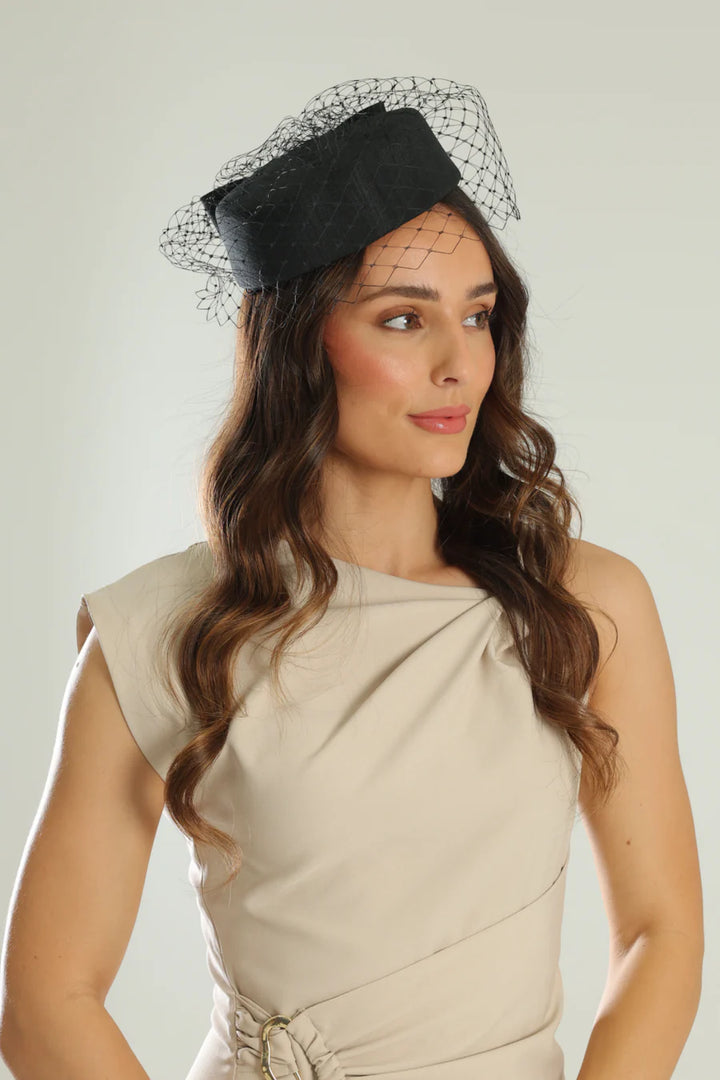 Jacqui Pillbox Fascinator