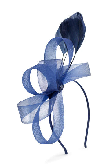 Nyla Fascinator Navy