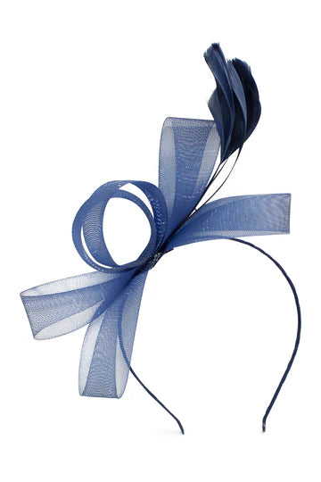 Nyla Fascinator Navy