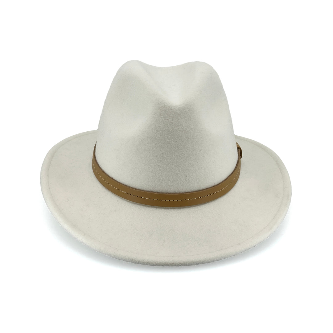 Frazer Creek Ivory Felt Fedora - OoGee