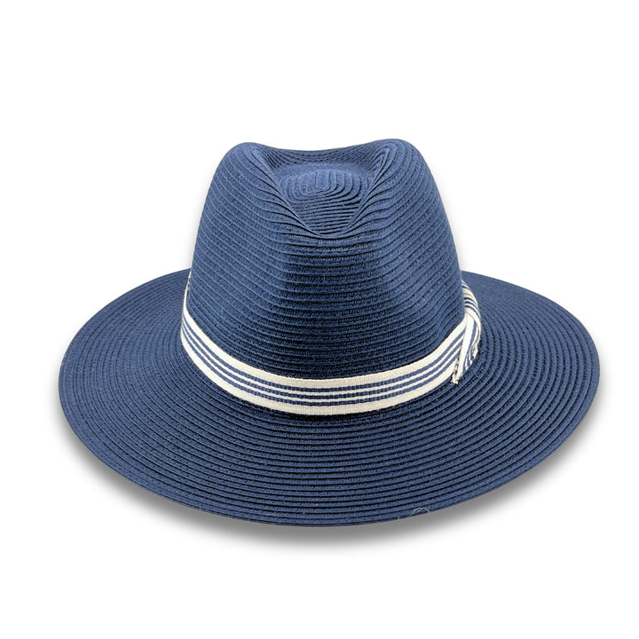 Lincoln Flexibraid Navy Fedora - Canopy Bay by Deborah Hutton