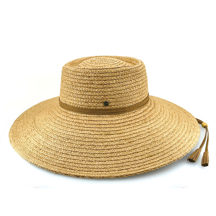 Katherine Wide Brim Raffia Hat  - Canopy Bay by Deborah Hutton