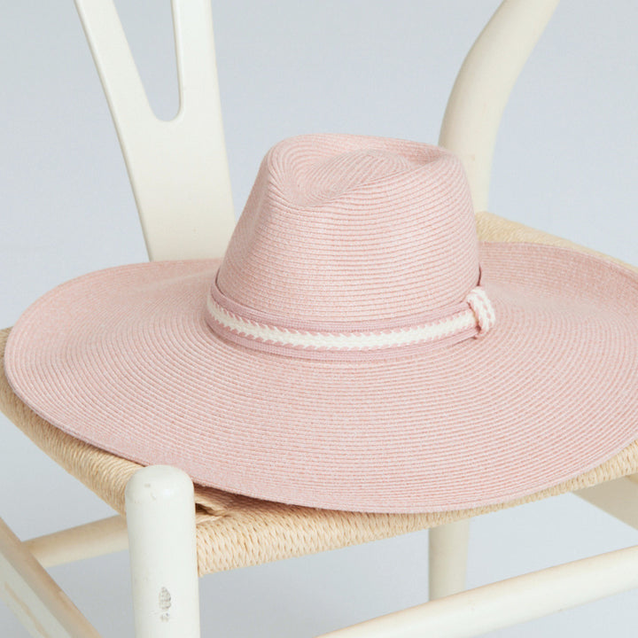 Peony Wide Brim Flexibraid Fedora - Canopy Bay by Deborah Hutton
