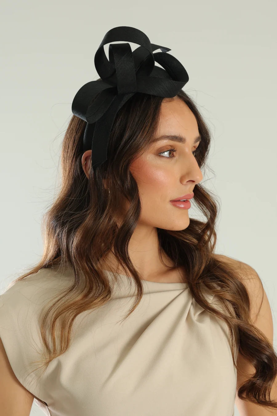 Mel Fascinator Black