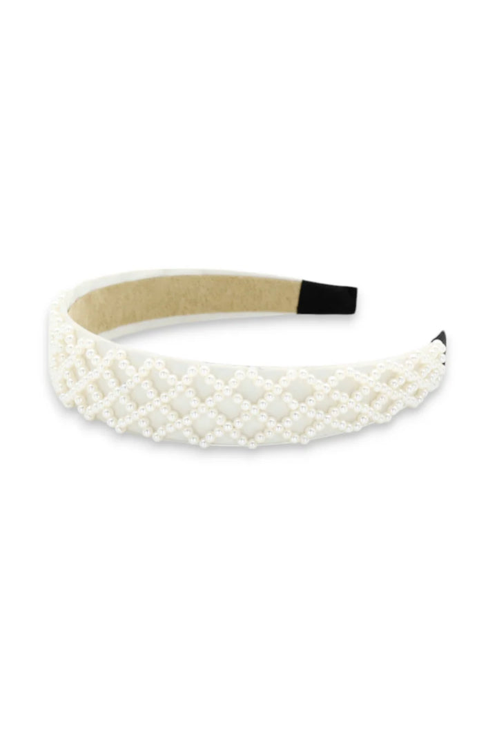 Angela Headband White