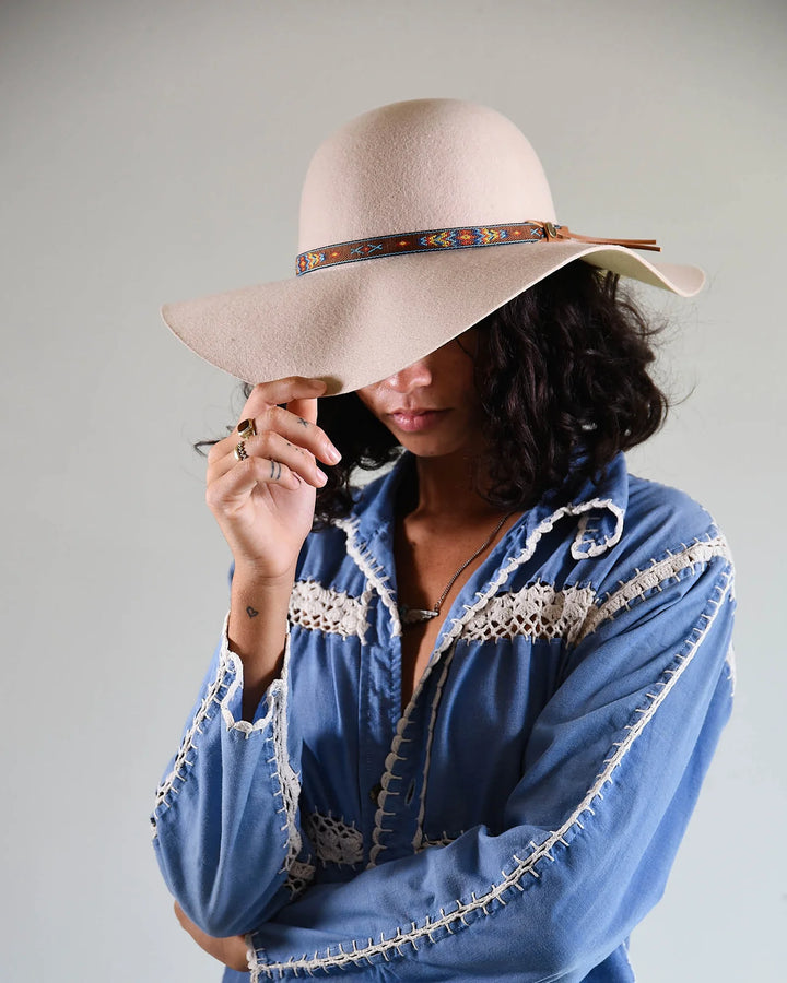 Fallen Broken Street - Little Hippie Floppy Wool Felt Hat